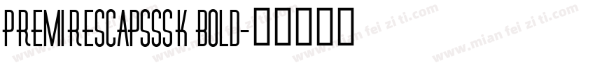 PremireSCapsSSK Bold字体转换